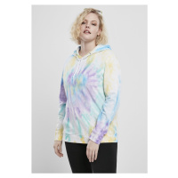 Dámská mikina // Urban classics Ladies Tie Dye Hoody pastel