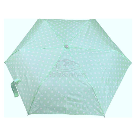 Deštník Doppler 72256D zelený s puntíky