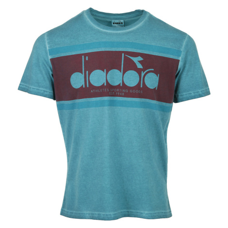 Diadora Tshirt Ss Spectra Used Modrá
