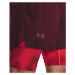 UNDER ARMOUR-UA LAUNCH 5 inch 2-IN-1 SHORT-MRN Červená