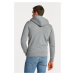 MIKINA GANT TONAL ARCHIVE SHIELD ZIP HOODIE šedá