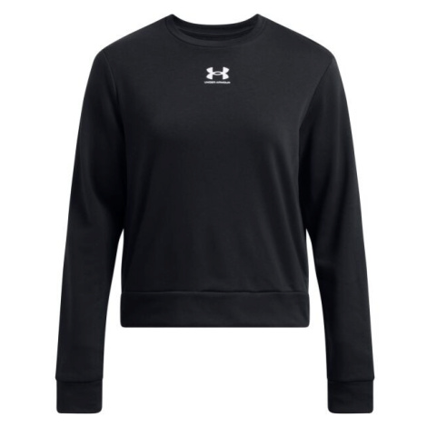 Under Armour RIVAL TERRY CREW Dámská mikina, černá, velikost