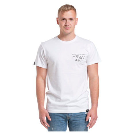 Meatfly pánské tričko Elements White | Bílá