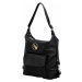Koženkový kabelko-batoh Carol, černý