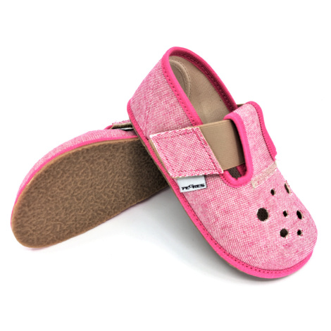 Barefoot papuče Pegres BF03 růžové