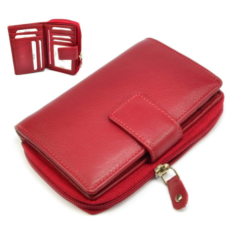 Dámská kožená peněženka červená Dariya bags