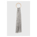 Plátěný šátek Moschino šedá barva, M5773 50225