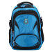 Univerzální studentský látkový batoh Fali, modrá