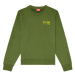 Mikina diesel s-ginn-k42 sweat-shirt bronze green