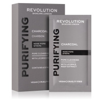 Revolution Skincare Purifying Charcoal čisticí náplast na zanešené póry na nose s aktivním uhlím