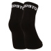 10PACK ponožky Nedeto kotníkové černé (10NDTPK001-brand)