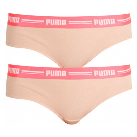 2PACK dámské kalhotky brazilky Puma růžové (603043001 004)