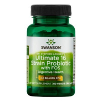 Swanson Dr. Stephen Langer's Ultimate 16 Strain Probiotic with FOS 60 kapslí