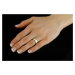 Snubní ocelový prsten pro ženy a muže MARIAGE