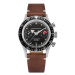 Nivada Grenchen Chronomaster Broad Arrow - Inter. Bezel - Manual - Black Racing Strap