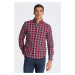 KOŠILE GANT REG UT ARCHIVE OXFORD CHECK SHIRT červená