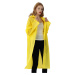 NEZNAČKOVÉ UNISEX znovupoužitelná pláštěnka s kapucí Barva: Žlutá