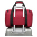 Příruční cestovní taška Kono Oxford - burgundská červená - 20L