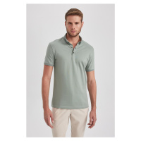 DEFACTO Slim Fit Polo Neck Short Sleeve Cotton T-Shirt T5259az23sp