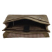 Hide & Stitches Zelený městský kožený batoh „Metropolitan“ 9L