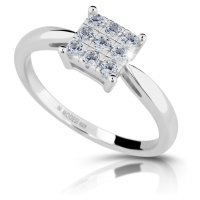 Modesi Stříbrný prsten s kubickými zirkony M01311 54 mm
