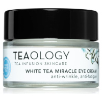 Teaology Anti-Age White Tea Miracle Eye Cream oční krém pro korekci tmavých kruhů a vrásek 15 ml
