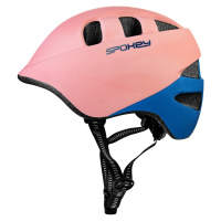 Spokey CHERUB Dětská cyklistická přilba IN-MOLD, 52-56 cm, růžovo-modrá