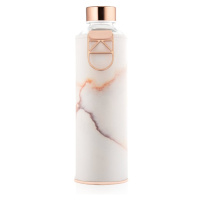 Equa Mismatch skleněná láhev na vodu + obal z umělé kůže barva Lava 750 ml