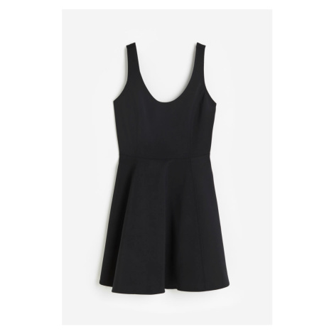 H & M - Minišaty's rozšiřující se sukní - černá H&M