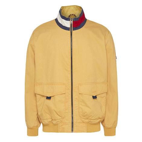 Tommy Jeans Jacket - TJM COTTON FLAG COLLAR BOMBER yellow Tommy Hilfiger