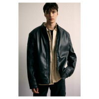 DEFACTO Water Repellent Slim Fit Taffeta Faux Leather Jacket