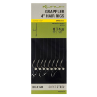 Korum návazec grappler 4” hair rigs barbless 10 cm - velikost háčku 8 průměr 0,30 mm nosnost 14 