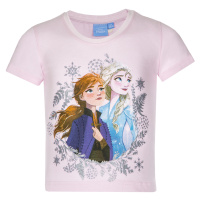 Frozen - licence Dívčí tričko - Frozen FR - 250, růžová Barva: Růžová