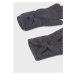 Rukavice pletené s mašličkou tmavě šedé MINI Mayoral
