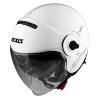 AXXIS Otevřená helma AXXIS RAVEN SV ABS solid bílá lesklá