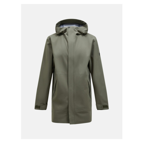 Kabát peak performance m cloudburst coat zelená