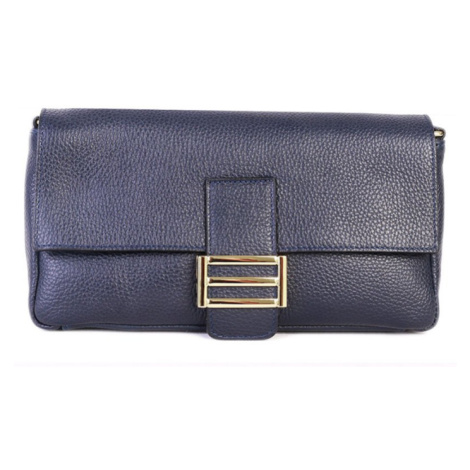 Dámské kožené kabelky Leona modrá