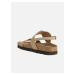 Béžové dámské kožené sandály s ozdobnými detaily Geox Brionia