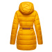 Dámský zimní kabát prošívaný kabát Daliee Navahoo - YELLOW