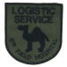 Nášivka: LOGISTIC SERVICE 6th F.H. olivová | černá