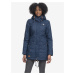 Tmavě modrý dámský zimní kabát s kapucí Ragwear Tunned - Dámské