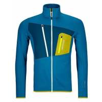 Ortovox Fleece Grid Jacket M Heritage Blue Outdoorová mikina