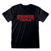 Stranger Things - Logo Black - tričko