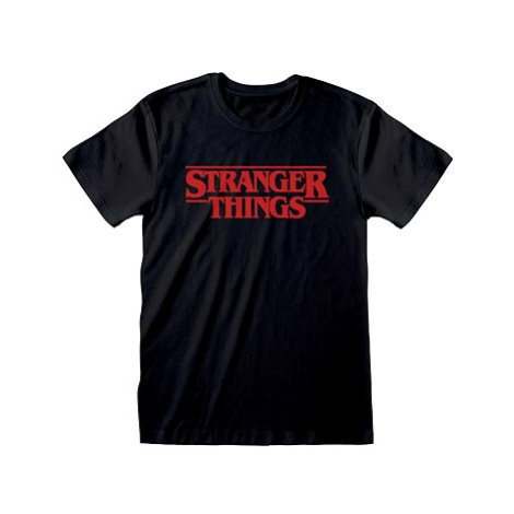 Stranger Things - Logo Black - tričko Local Heroes
