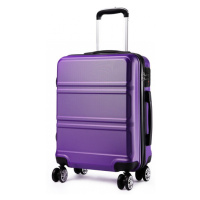 Konofactory Fialový odolný skořepinový cestovní kufr 