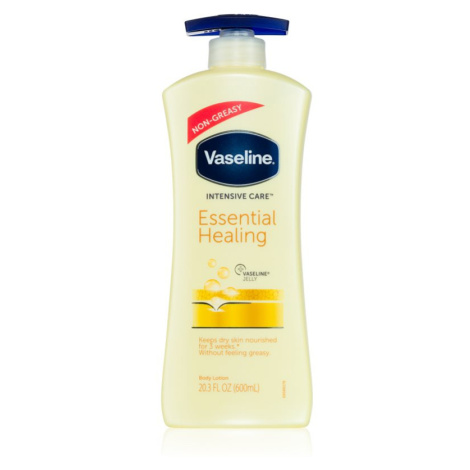 Vaseline Intensive Care hydratační tělové mléko s pumpičkou Essential Healing 600 ml