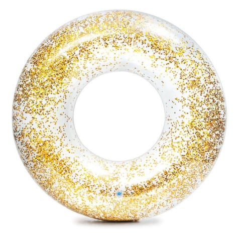 Nafukovací kruh Intex Sparkling Glitter Tube 56274NP Barva: zlatá