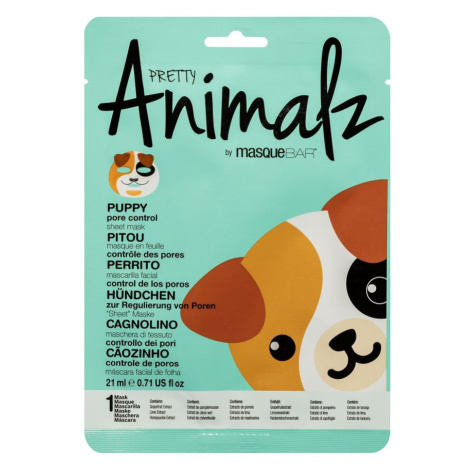 masqueBAR Animalz Puppy Sheet Mask Maska Na Obličej 21 ml