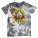 Guns N' Roses Tričko Classic Logo Unisex Dip-Dye on White