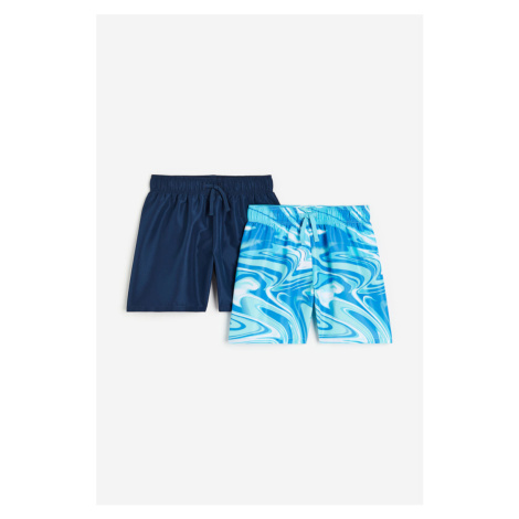 H & M - Balení: 2 plavecké šortky - tyrkysová H&M